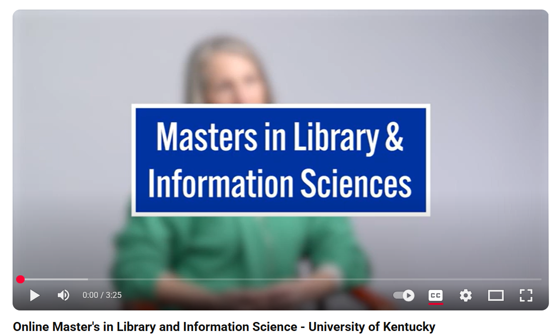 Video for library science program
