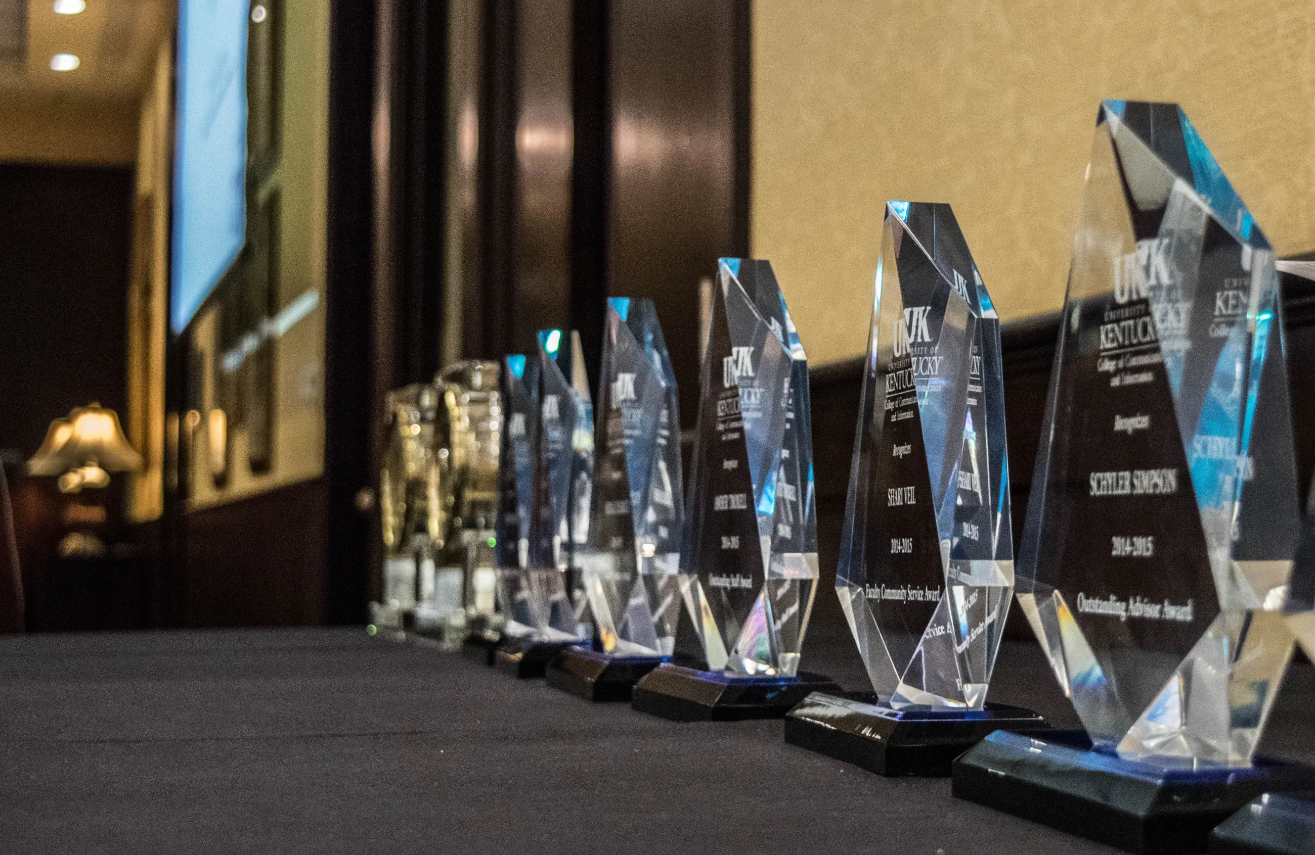 The University of Kentucky College of Communication and Information held its 17th annual Excellence Awards and Dinner on Friday, April 7, at the Hilary J. Boone Center.