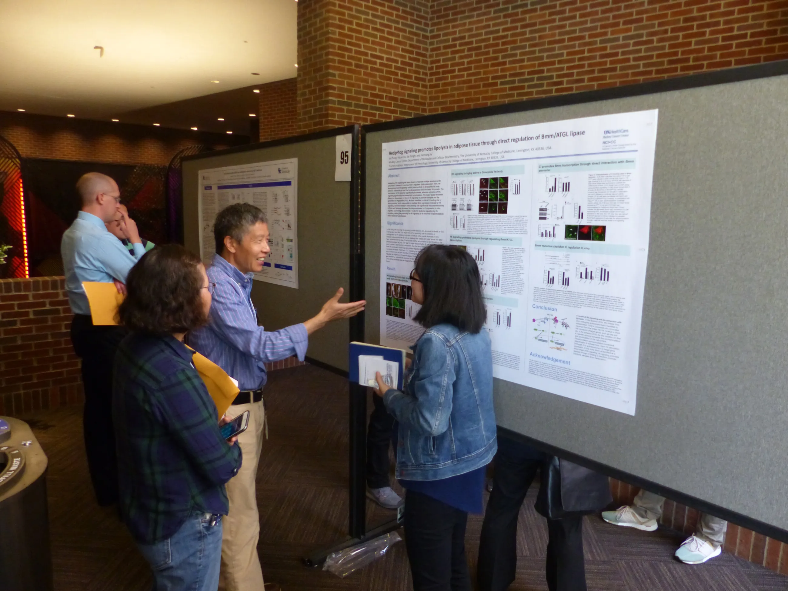 The 2019 Markey Research Day featured 138 poster presentations, with nearly 450 total attendees.