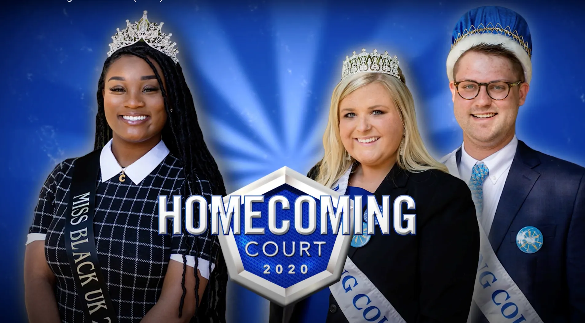 Chloe Kellom (left) is this year’s Miss Black UK; Faith Turner is Homecoming Queen; and Cameron French is the Homecoming King.