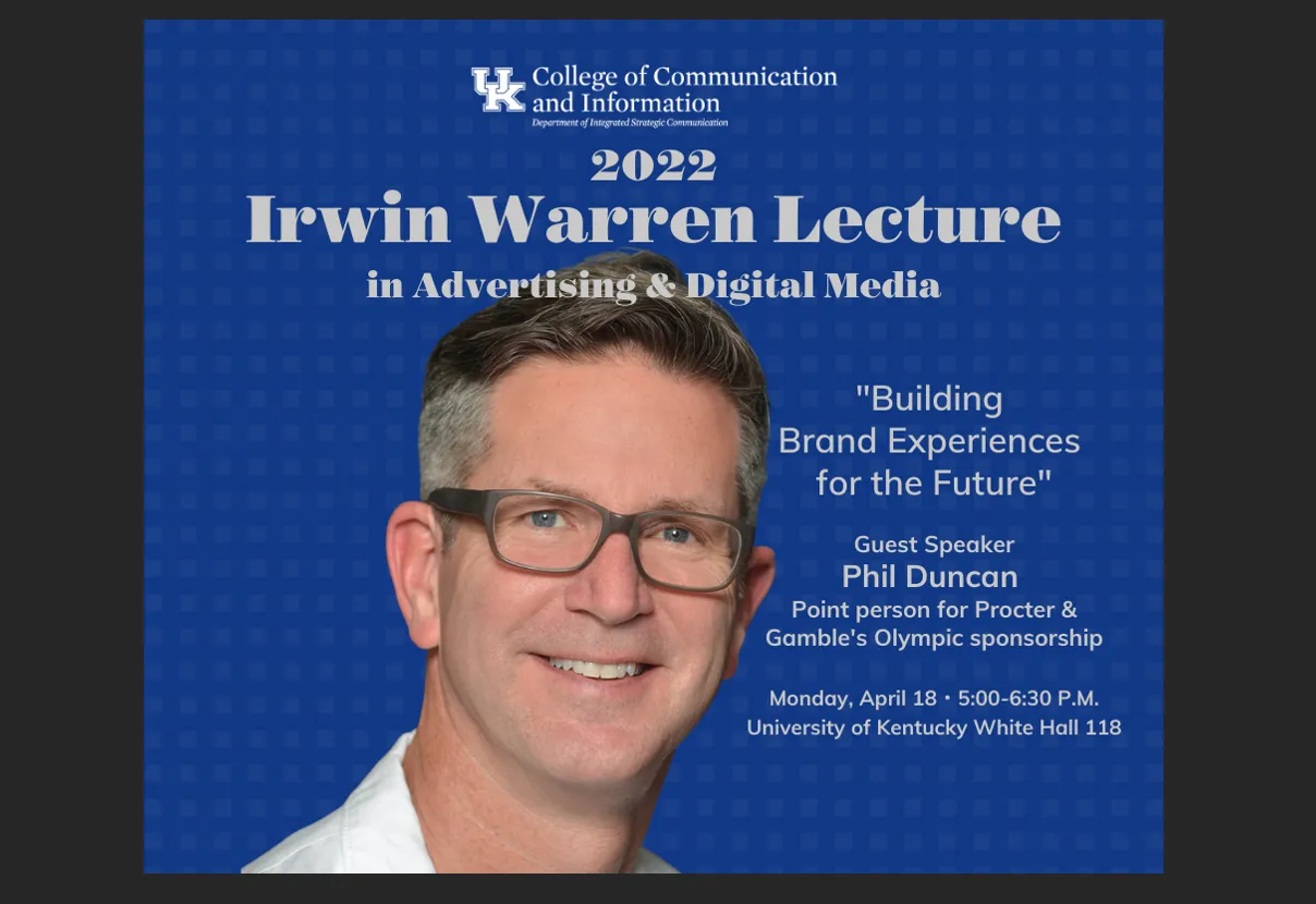 Phil Duncan will present the 2022 Irwin Warren Lecture.