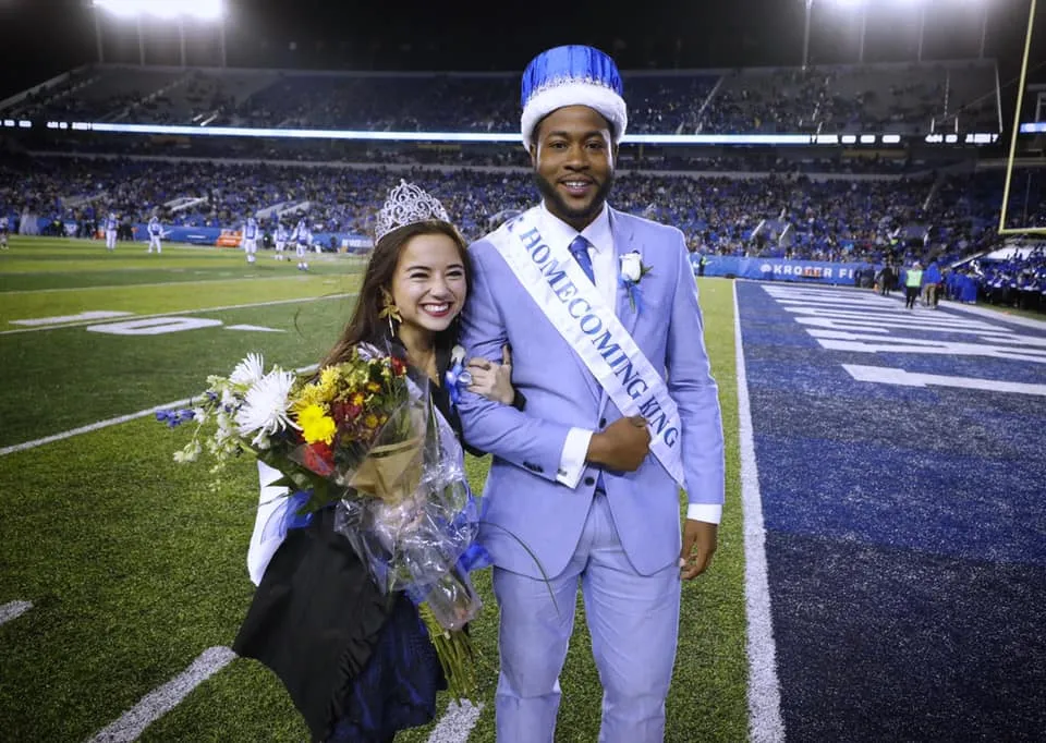 UK's 2018 Homecoming Queen Tiana Thé and Homecoming King Juwan Page