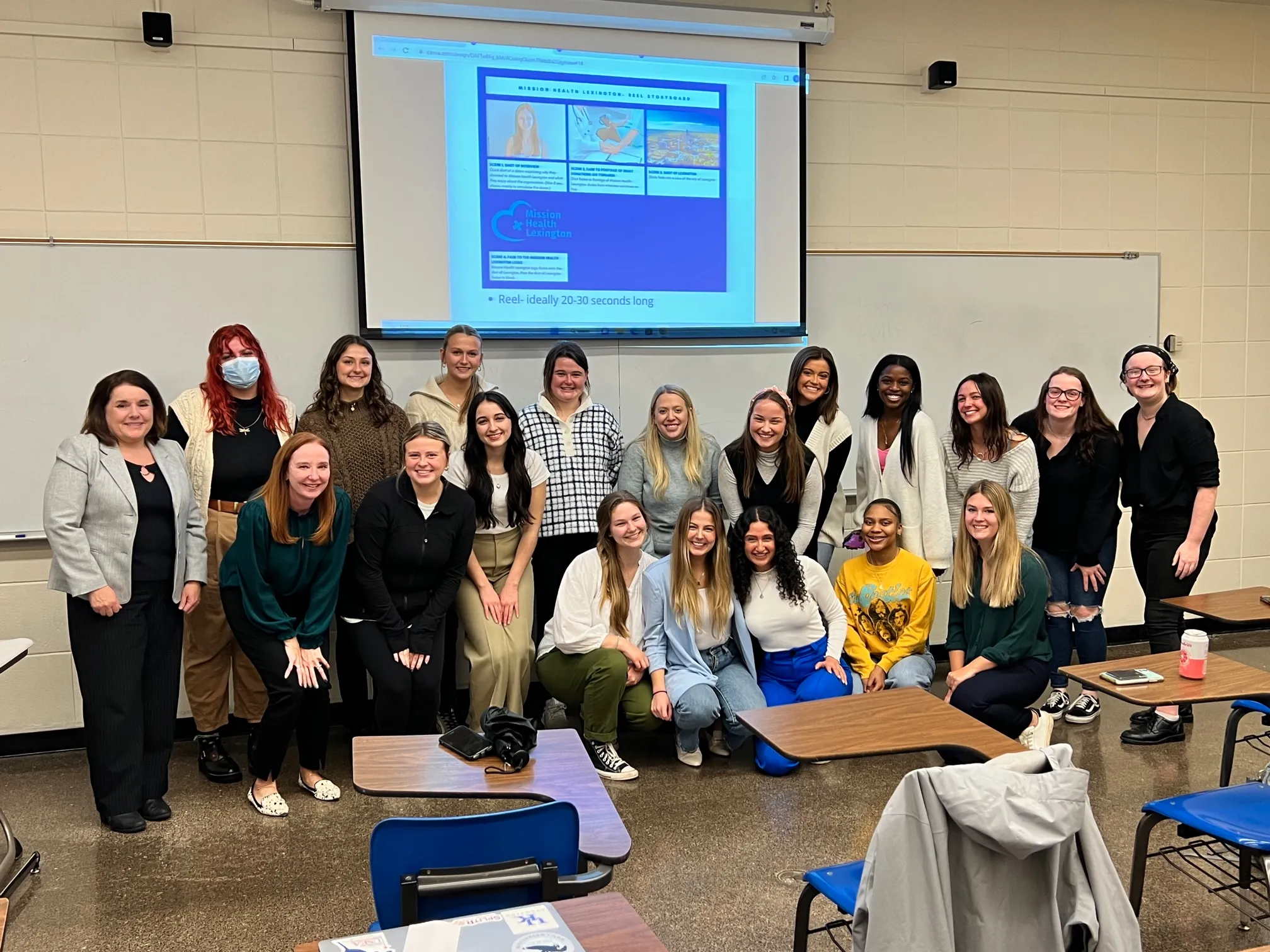 Students in the Fall 2022 ISC 497 Social Change Campaigns course created social marketing campaigns for Mission Health Lexington, a nonprofit organization that provides health care services to Fayette County residents living below the poverty line.