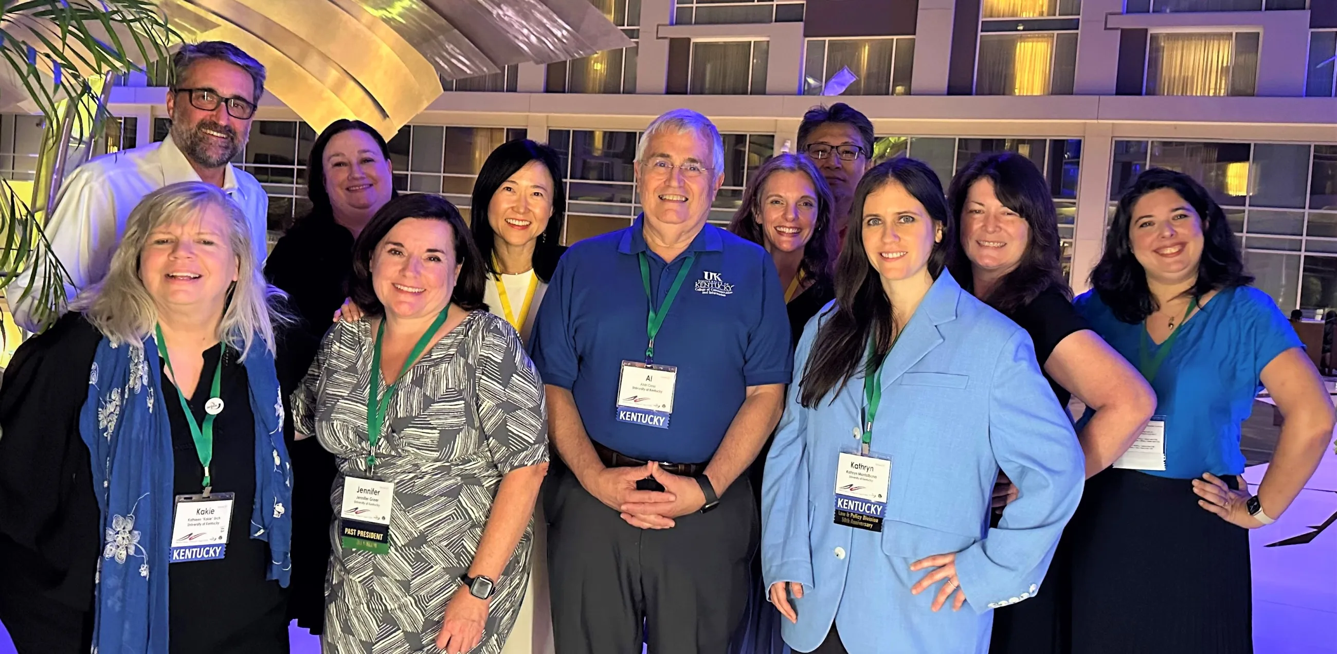 School of Journalism and Media faculty, with Dean Jennifer Greer, attend the 2023 Association for Education in Journalism and Mass Communication annual conference in Washington, D.C.