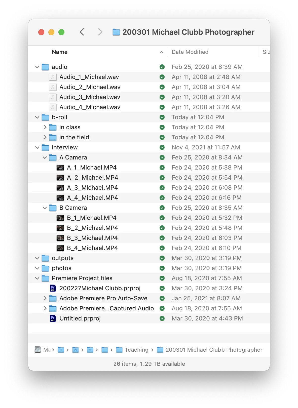 File organization example 2.