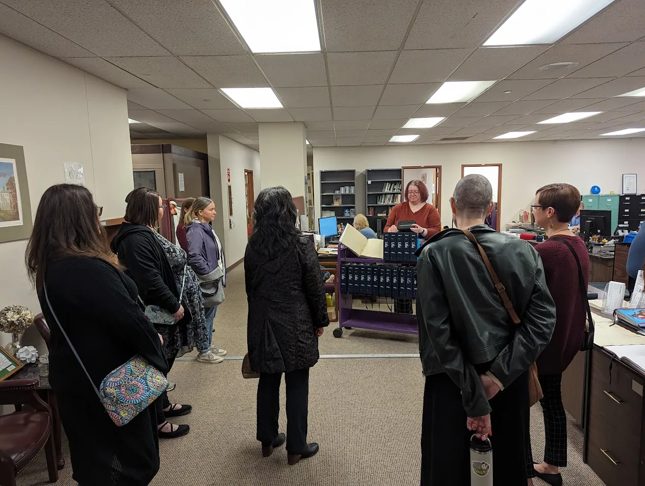 Students learning about the Talking Book library throughout Kentucky.