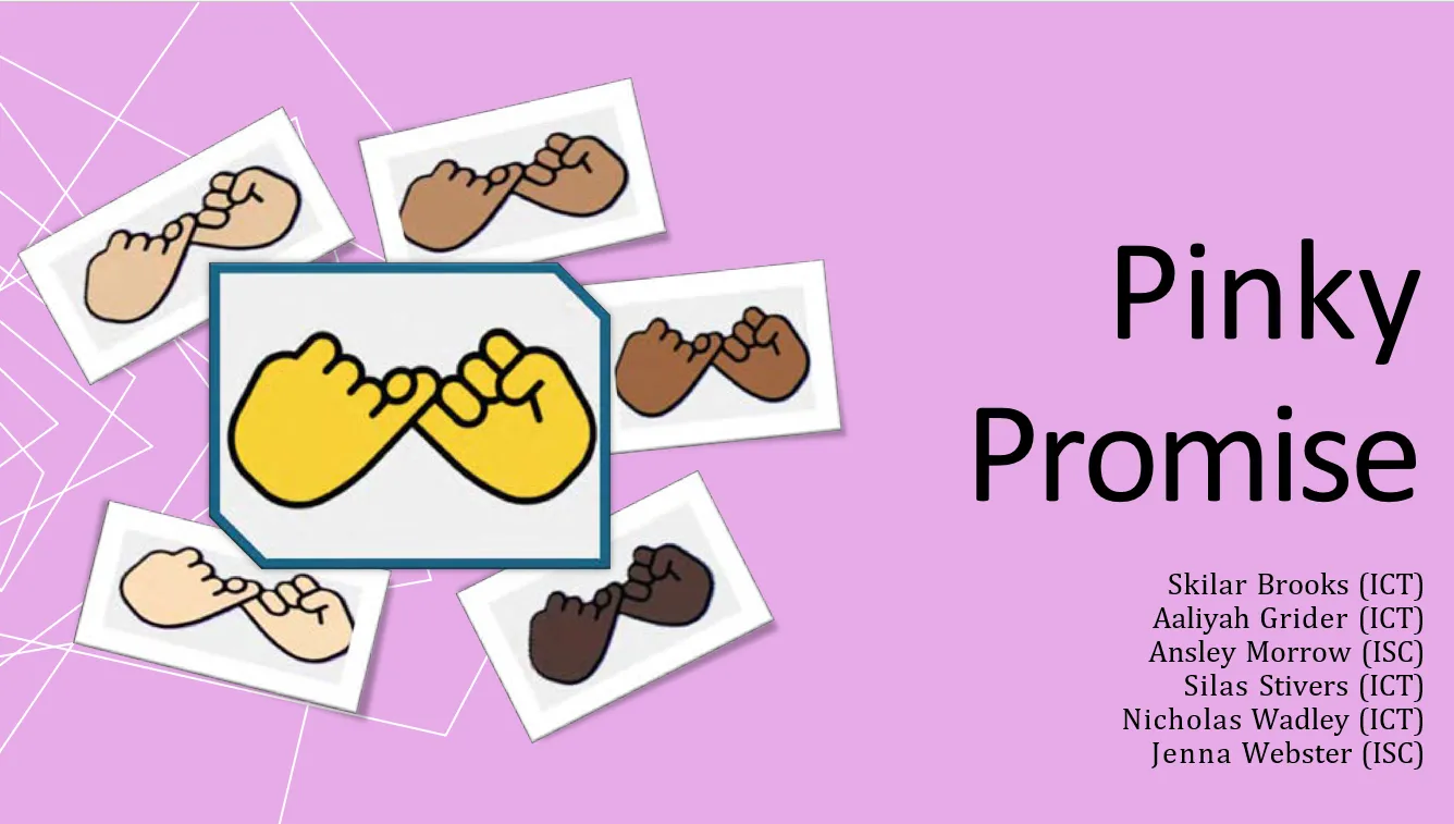 First Slide of Pinky Promise PowerPoint Presentation