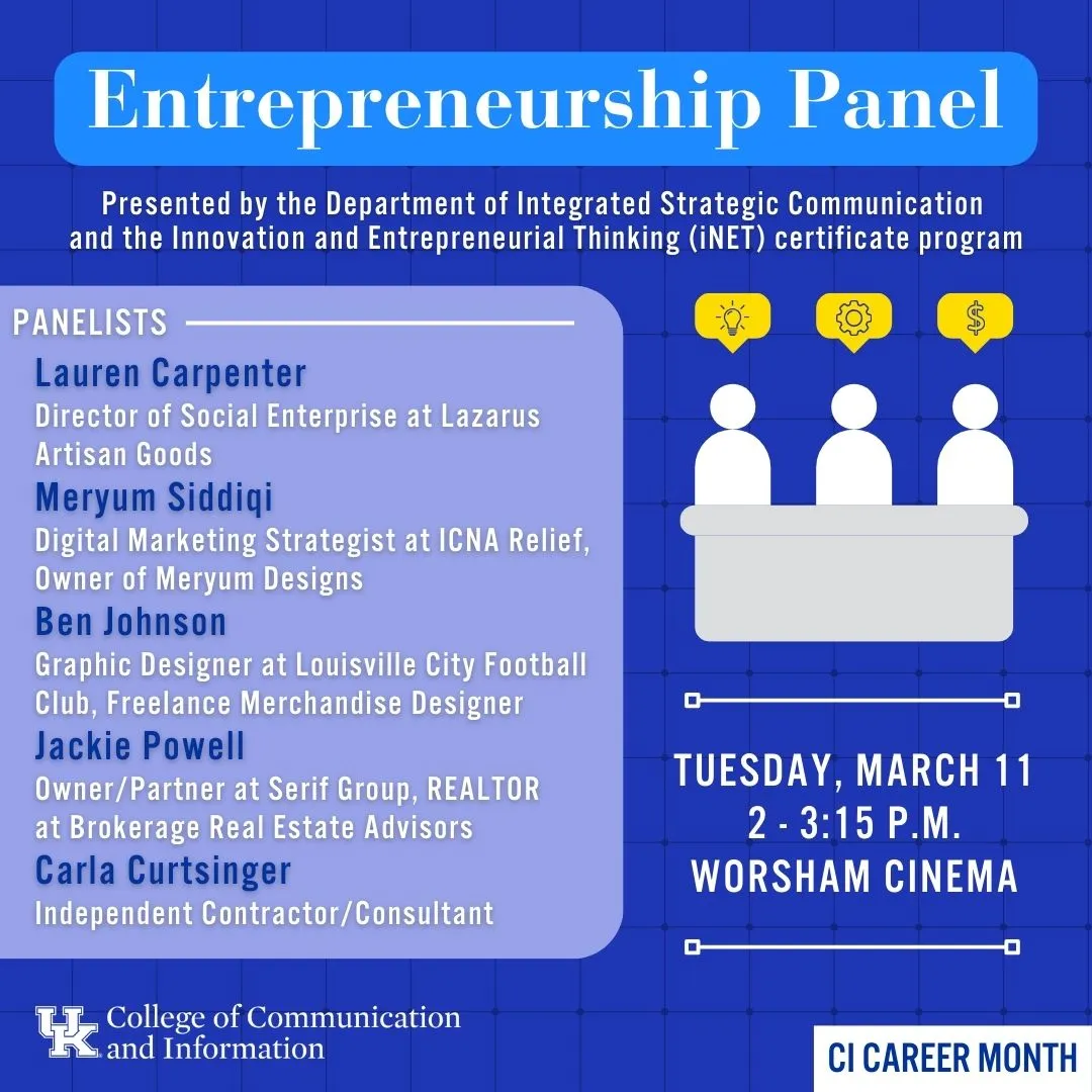 Entrepreneurship Panel with panelists