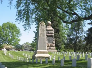 Civil War monuments at Culpeper National Cemetery (National Cemetery Administration photo)