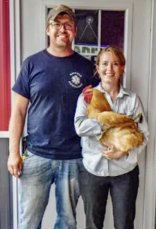 Josh Pearson and Esme Martinson (Turner Road Farm photo)