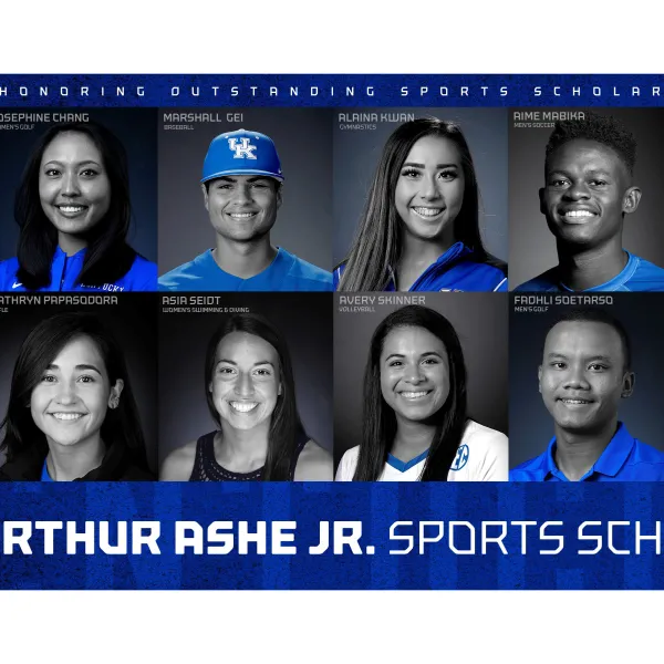 UK is home to 12 of this year's Arthur Ashe Jr. Sports Scholars.