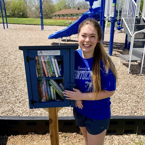 Carly Jessup, a May 2022 library science master’s graduate