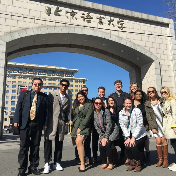 UK students visited top-ranked Chinese universities, historical sites and media companies.