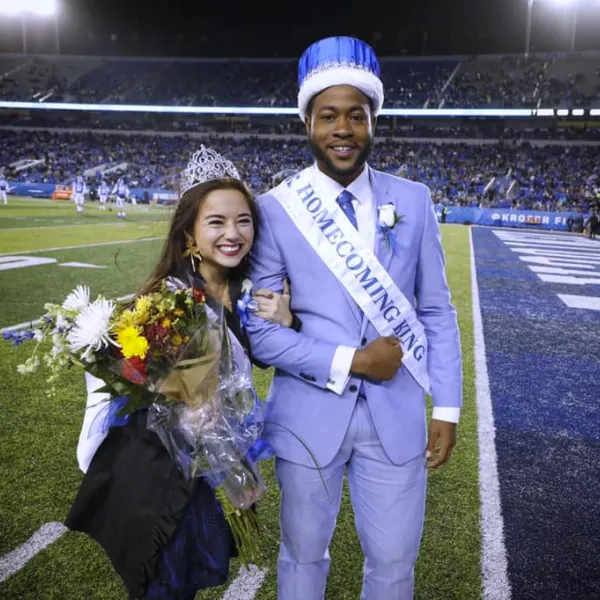 UK's 2018 Homecoming Queen Tiana Thé and Homecoming King Juwan Page