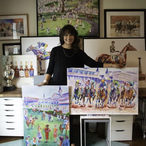 Aimee Griffith, a 2006 ISC graduate, was recently named the official artist of the 148th Kentucky Derby and Kentucky Oaks.