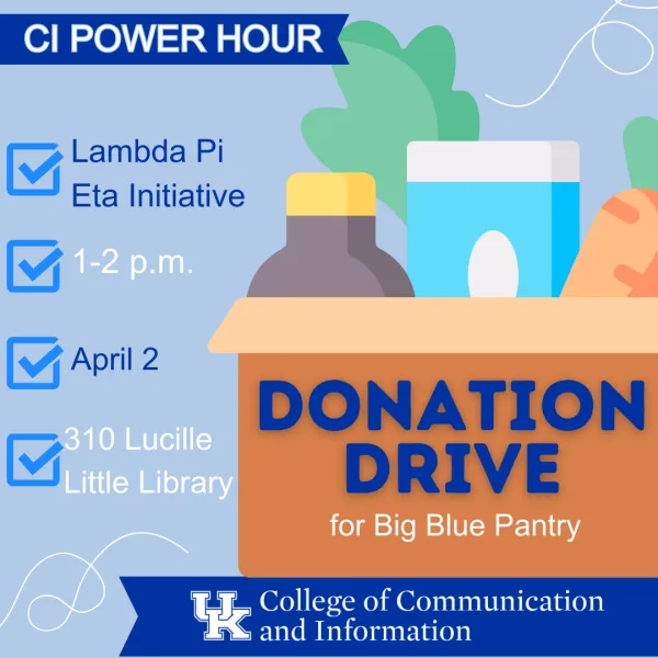 April 2nd-Partnership with Big Blue Pantry for donations