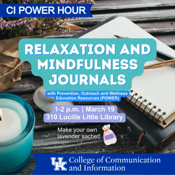 March 19th- Relaxation and Mindfulness Journals with POWER