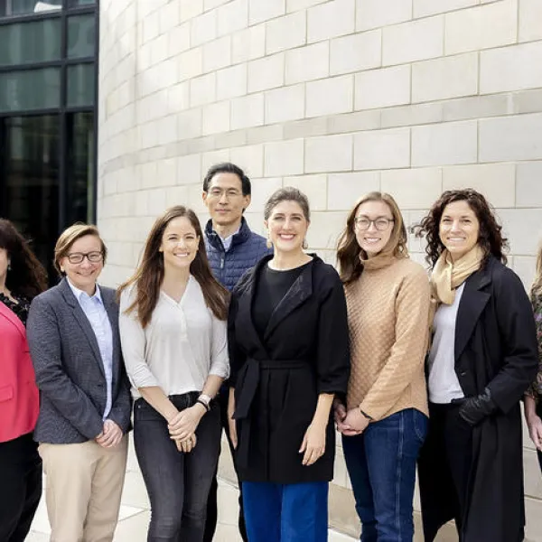 Two CI faculty members SIS professor Maria Cahill (far right) and ISC assistant professor Sarah Geegan's (third from left) community engagement projects were selected for funding.