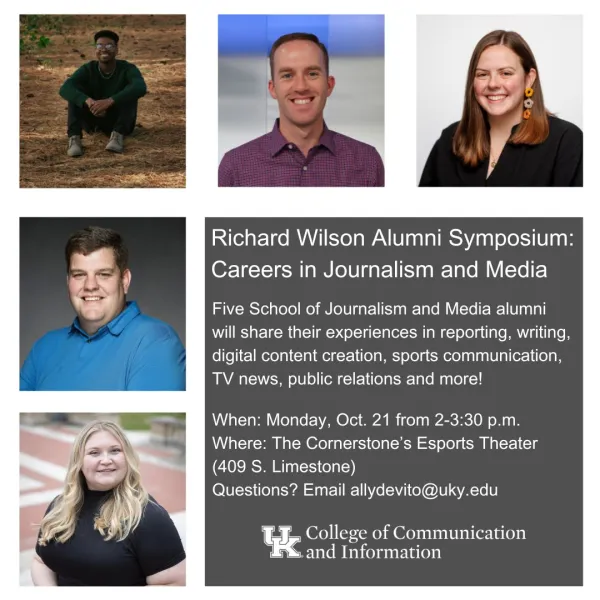 Fall 2024 Wilson Symposium: Careers in Journalism and Media