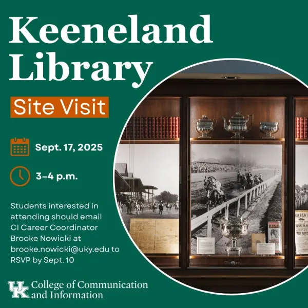 Keeneland Library Site Visit Sept. 17, 2025